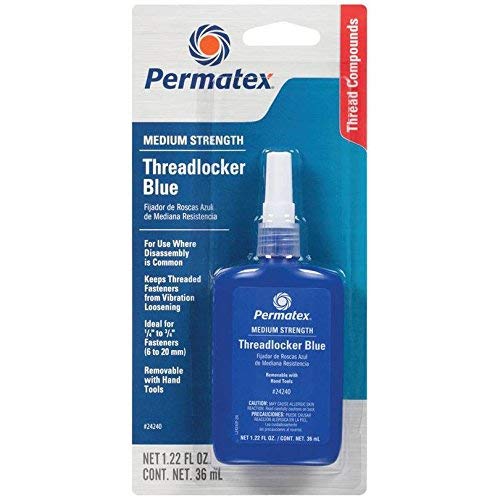 Blue Permatex Threadlocker 1.22 Oz.