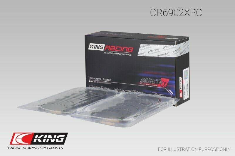 Nissan VQ35HR/VQ37VHR/VR30DTT King Engine Bearings (Size +.5) pMaxKote Rod Bearing Set (CR6902XPC0.5)