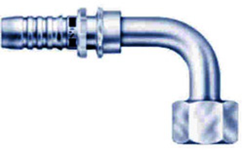 GlobalSpiral Gates 10GS-10FJXMM90-036XBULK Couplings, Female JIC 37° Flare Swivel, Zinc Plated Carbon Steel, 4.37", 90° Bent Tube, 5/8" ID (Pack of 100)