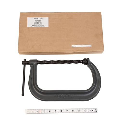 Wilton C-Clamp Columbian, 8" Opening, 4-15/16" Throat, 6900 Lbs. Clamping Force (Model H408)