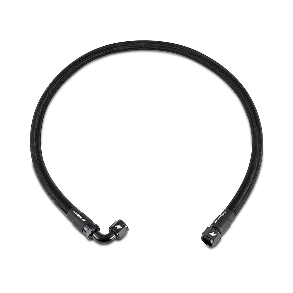 Mishimoto Stainless Steel Braided Hose, 10AN, 5ft MMSBH-10-5BK Nylon Wrapped
