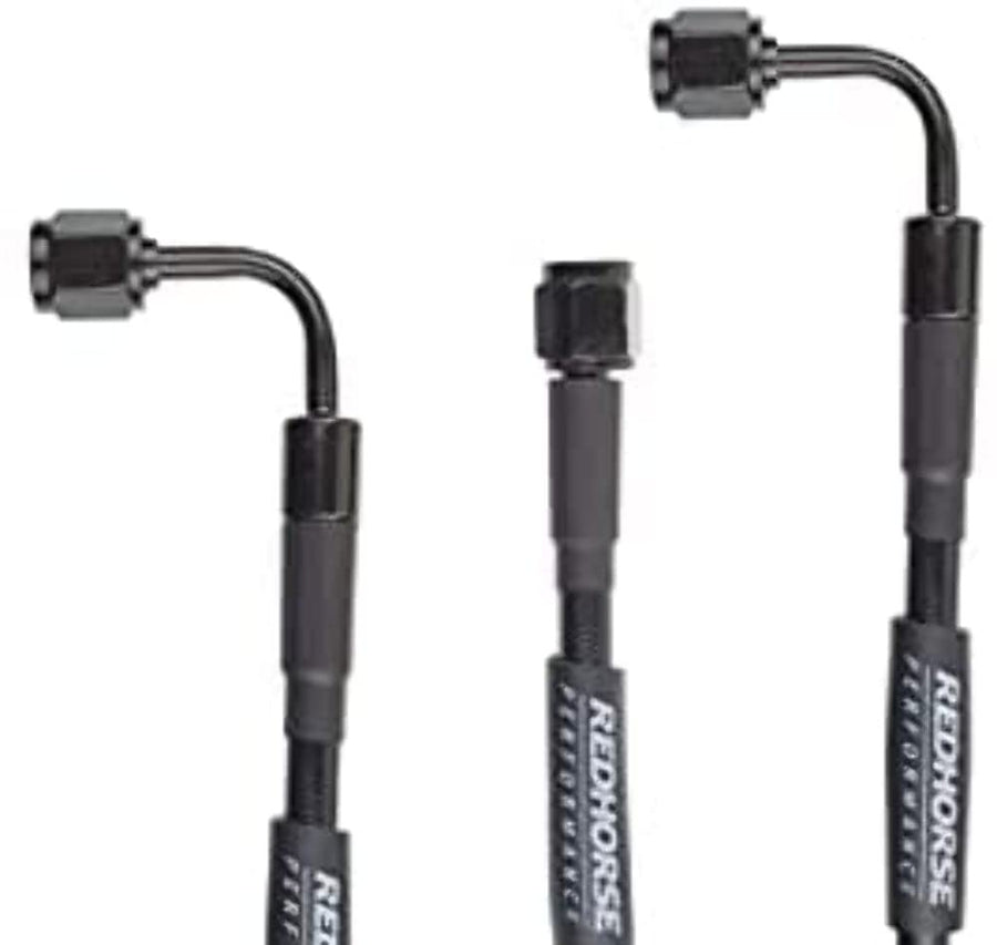 3402-03-09 Redhorse Performance Pre-Assembled Brake Line (Black), 1 Pack