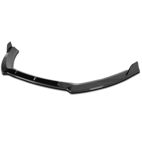 Front Bumper Lip Spoiler Splitter Spec-D Tuning Glossy Black Compatible with 2014-2019 Ford Fiesta S SE Titanium