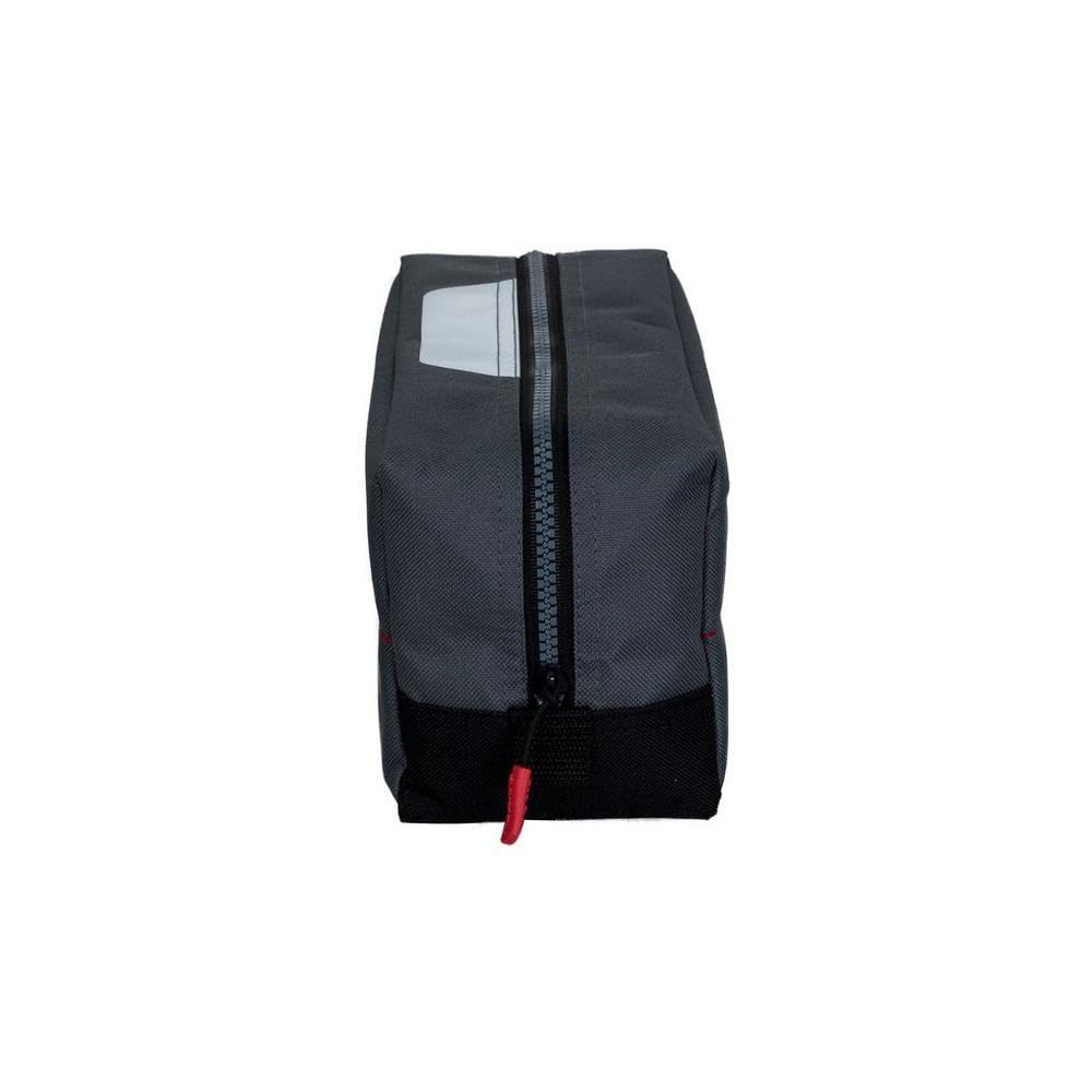 Plano 3500 Weekend Series Fold-Down Speedbag, Gray Fabric, Includes 2 3500 Stowaway Storage Boxes, Small Soft Fishing Tackle Bag with MOLLE Attachments