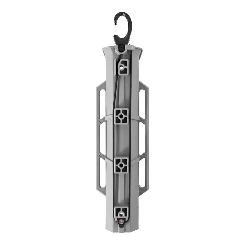 TetherTube YakAttack Rod Holder 2 Pack with Integrated Leash & Mounting Hardware, Battleship Grey | Fits BlackPak Pro & SandRig Surf Cart | Spinning & Casting Rod Compatible | Marine-Grade Polymer