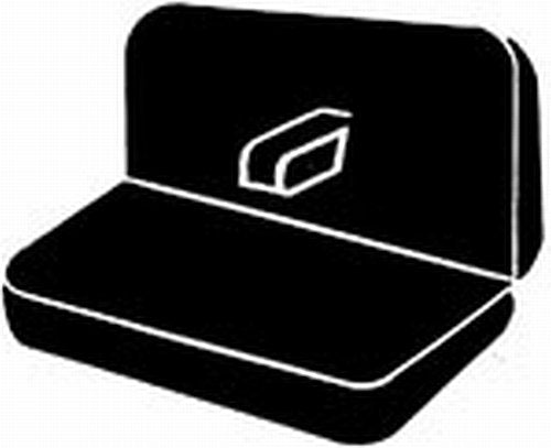 Gray Fia NP92-7 Custom Fit Rear Seat Cover Bench Seat - Neoprene (Black w/Gray Center Panel)