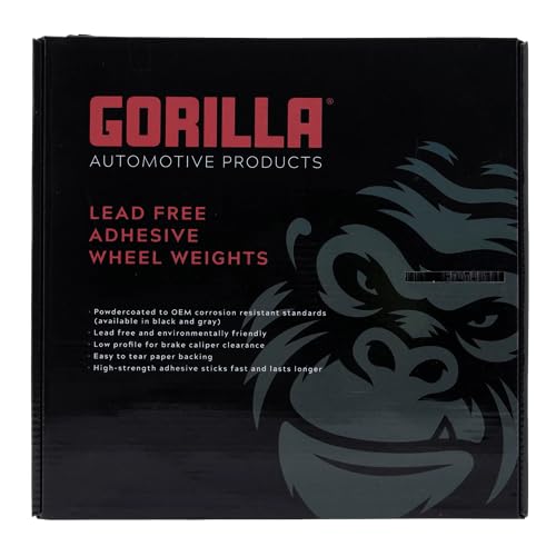Gor 1/4 Oz L.P. 715 Segments Roll Silver Gorilla Automotive 10009FGR