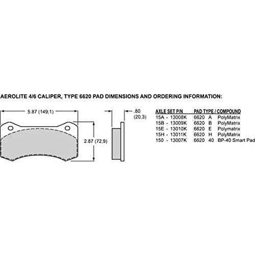 Aero6-L/H Caliper - Ano