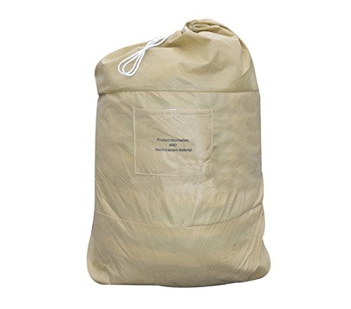 Storage Lot Cover ADCO by Covercraft 74839 for Travel Trailer RV, Fits 15'1"-18', Tan