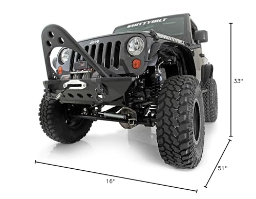 Black Textured SRC Front Stinger Bumper