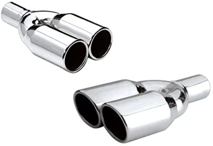 Dt-026A Different Trends Dual Roll Ss Exhaust Tip 2.25In Id/3.50In Od