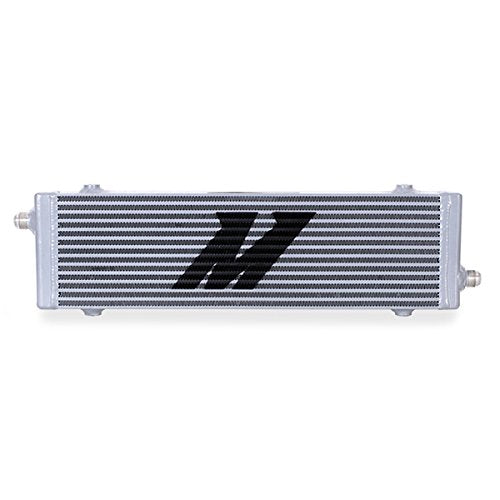 Mishimoto Large Cross Flow Bar & Plate Oil Cooler, Silver, Universal