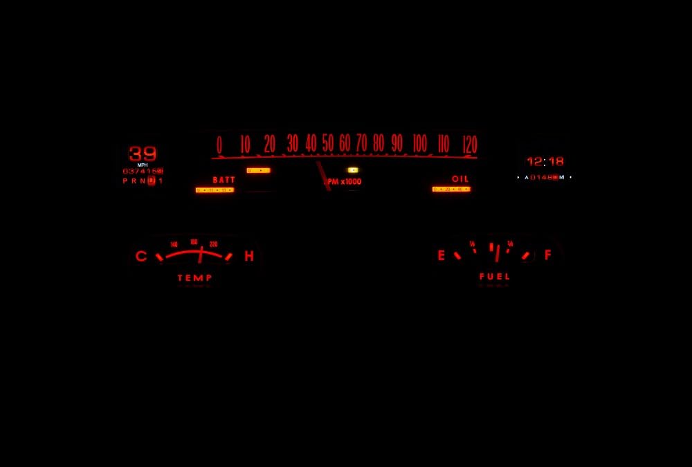 1958 Chevy Impala Dakota Digital Retrotech Dash Gauge System RTX-58C-IMP-X