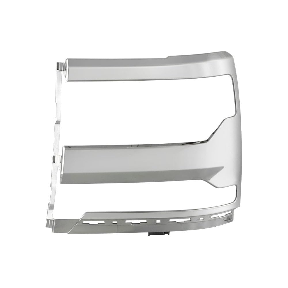 Chevy Silverado Spyder (POE) 16-18 1500 Headlight Trim Bezel Cover - Chrome Left