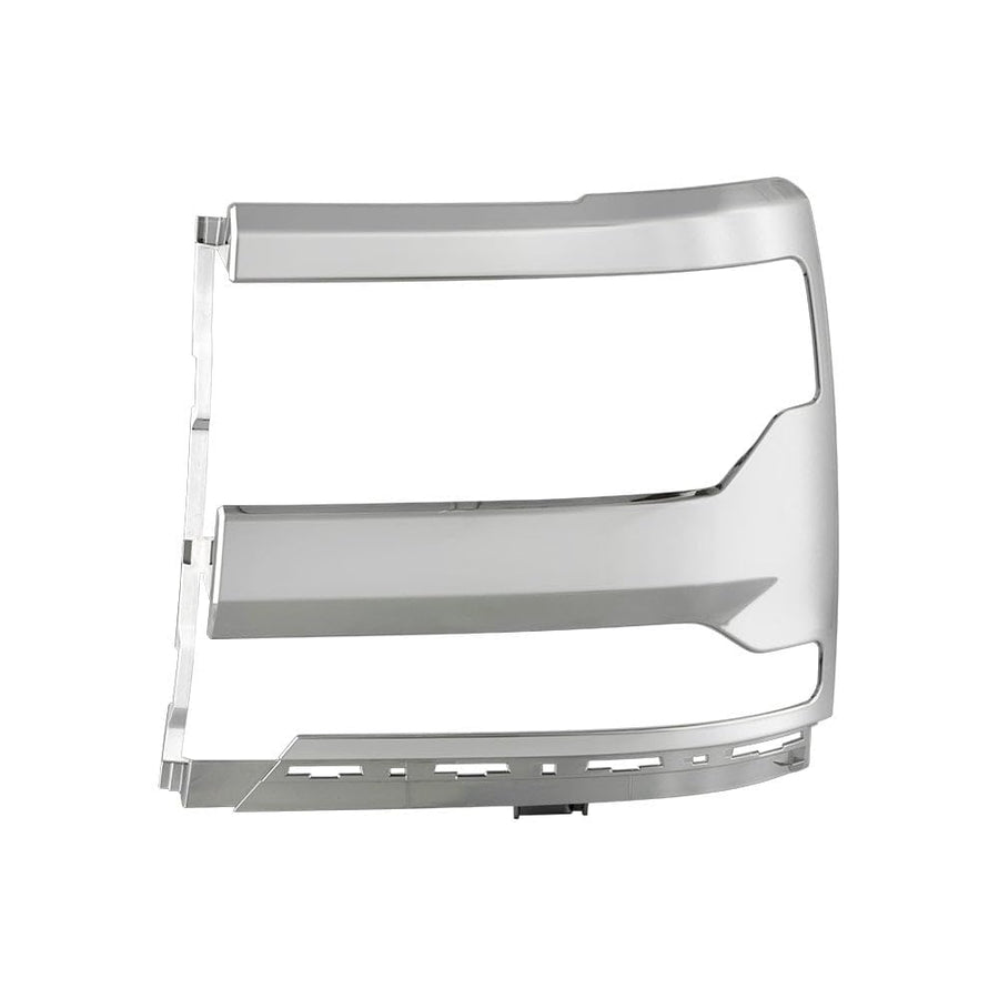Chevy Silverado Spyder (POE) 16-18 1500 Headlight Trim Bezel Cover - Chrome Left