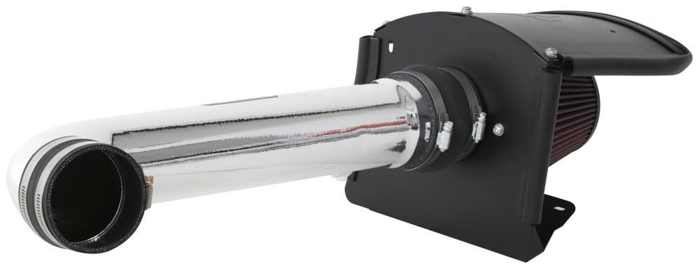 Cold Air Intake System K&N: High-Flow Air Filter, Increase Performance & Towing: Compatible with 2012-2018 JEEP: Wrangler, Wrangler JK, 77-1566KP