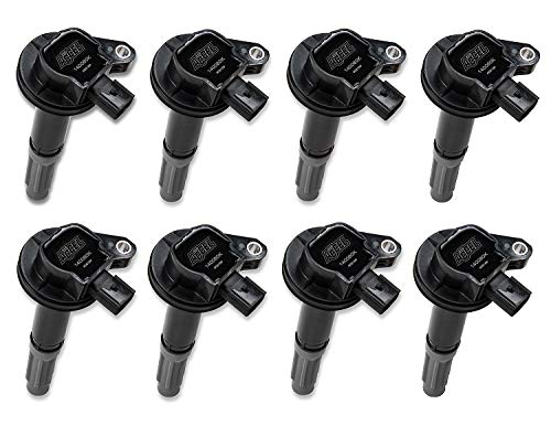140060K-8 ACCEL SuperCoil Ignition Coils, Black, 8-Pack