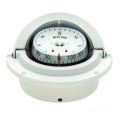 Flush Mount Compass, 3 Combi, White