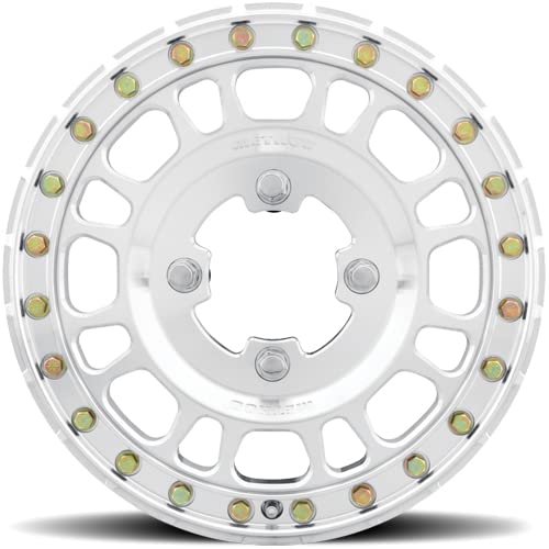 Beadlock Method Race Wheels 412 Machined Wheel Raw (15 x 5. inches /5 x 4 mm, 43 mm Offset)