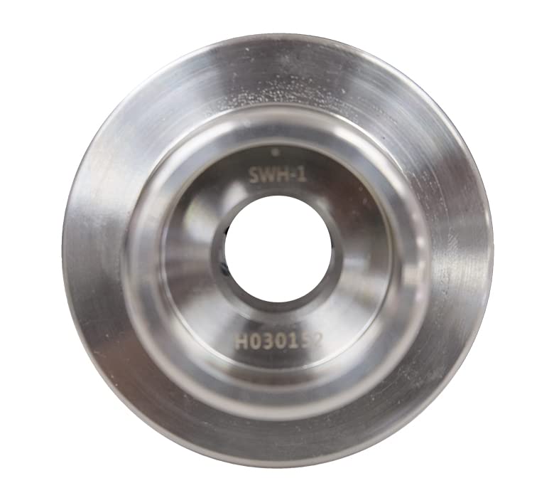NRG Innovations Short Spline Adapter Racing Style Steering Wheel, Stainless Steel Welded Short Hub with 5/8" Clearance, Silver, NRG-SRK-SWH-1