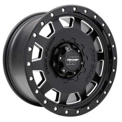 PRO COMP 18X96135SATIN BLACK/MILLED WHL 2500 lbs.