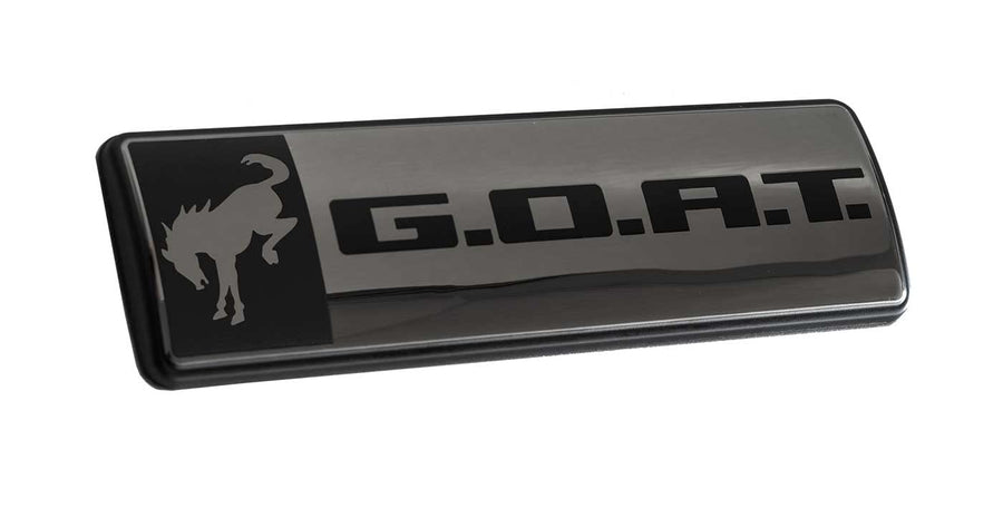 Ford Performance 4.5" Black Dark Chrome M-1447-GOATBLK Emblem for 2021-2025 Bronco