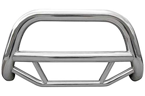 Max Bull Bar Black Horse Off Road No Skid Plate Stainless Steel Compatible with 2006-2018 Toyota RAV4 (Excludes 2018 Adventure Trim)-MBS-TOB4401