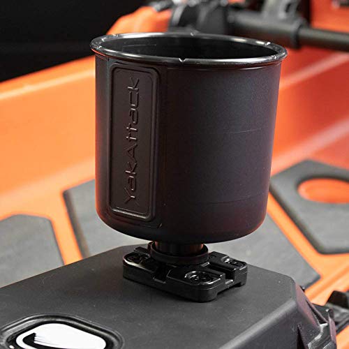 MightyMount II YakAttack | Compact Track Mount for Kayak Accessories | LockNLoad & T-Bolt Compatible | Includes Mounting Hardware | 2" x 2.375" x 0.5" | Made in USA