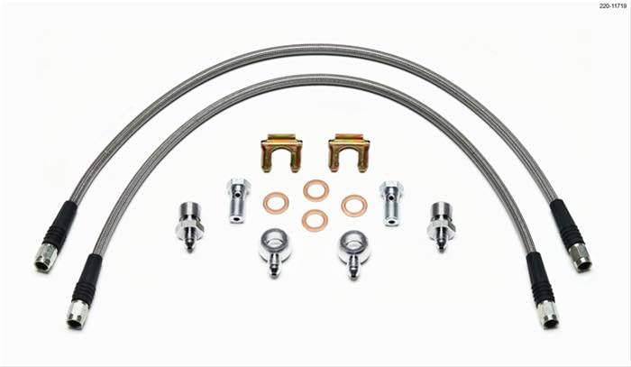 Flexline Kit Wilwood 220-11719, D52 Caliper 22" w/Banjo 7/16-20