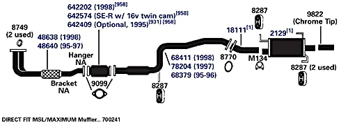 Exhaust AP Products Muffler 700241