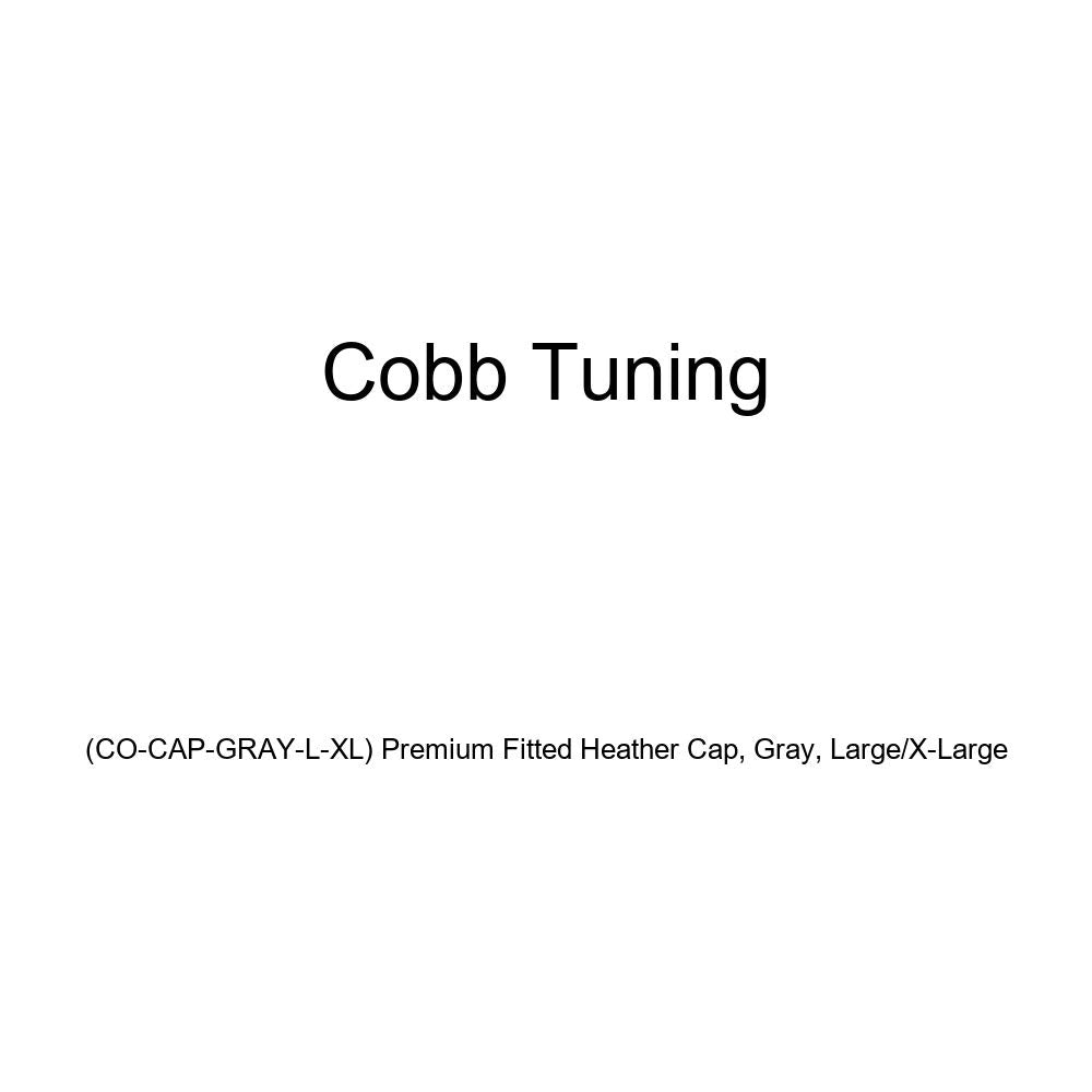 Cobb Tuning Premium Fitted Heather Cap, Gray, Large/X-Large (CO-Cap-Gray-L-XL)