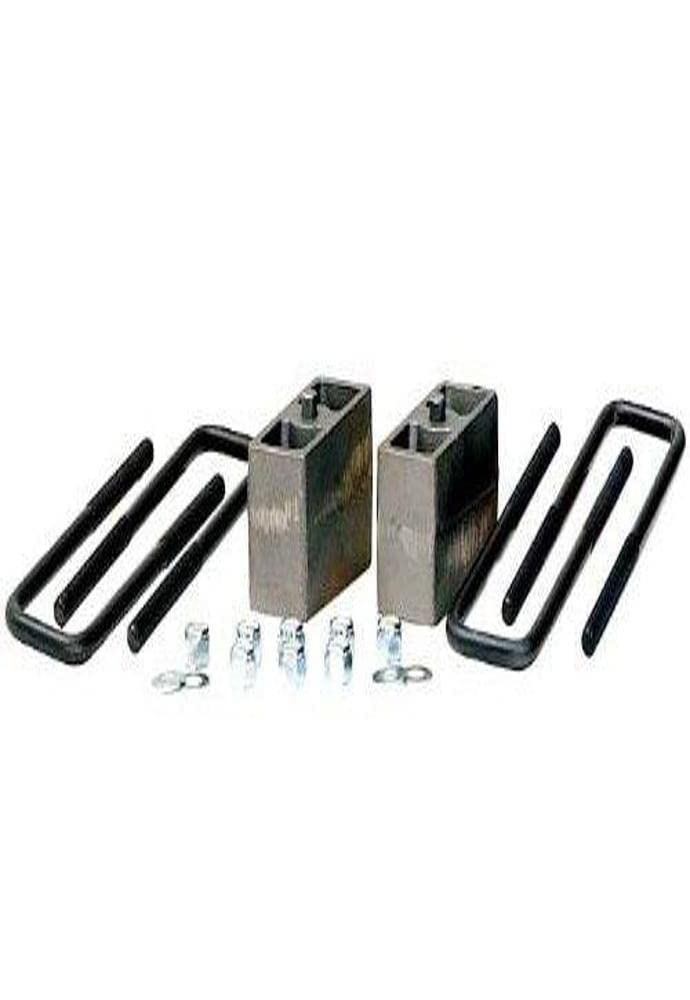 1" Rear Block and U-Bolt Kit Fabtech (FTS21110) for Silverado/Sierra 2500 HD