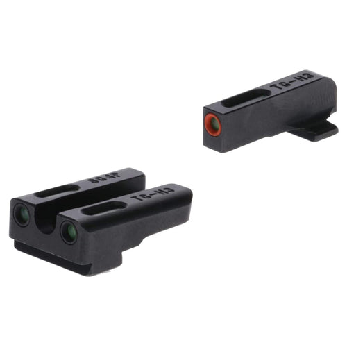 TFX Pro TruGlo Tritium & Fiber Optic Glow in The Dark Night/Day Handgun Steel Sight w/Focus Lock, for Sig P365 Models, Black