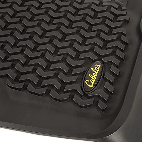 Front Floor Liners Rugged Ridge for Ford F-250/F-350/F-450 | Black | 82902.40 | Fits 2017-2020 Ford F-250/F-350/F-450/F-550 Regular Cab/Extended Cab/SuperCrew Cab