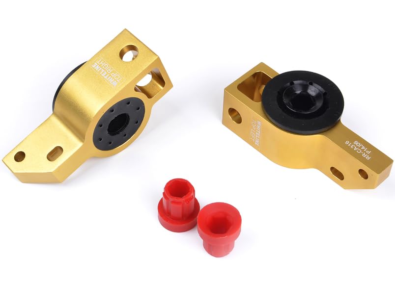 Whiteline KCA316 Suspension Control Arm Bushing Kit Front Lower Inner Rearward Compatible with 04-18 Volkswagen, Audi