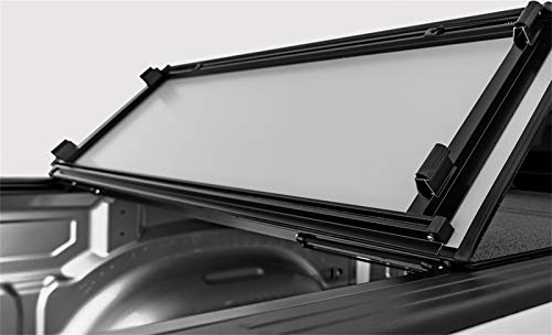 Stance LOMAX G3020019 Hard Tri-Fold Cover; Black Urethane Finish; Single Rail;