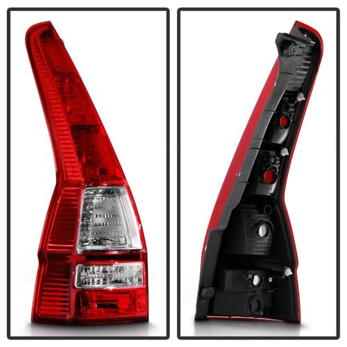 Honda CRV 07-11 Spyder (xTune) Red/Clear Tail Light (Bulbs not Included) - OE Left