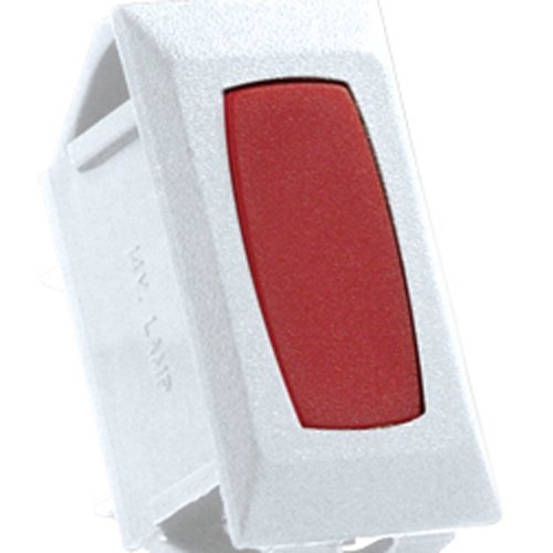 Red/White JR Products 12755 Indicator Light for Switch