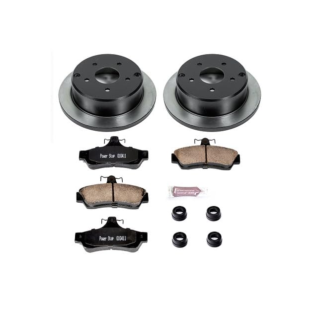Power Stop KOE2935 Rear Replacement Brake Kit-OE Brake Rotors & Ceramic Brake Pads For Pontiac GTO 2004 [Model Specific]