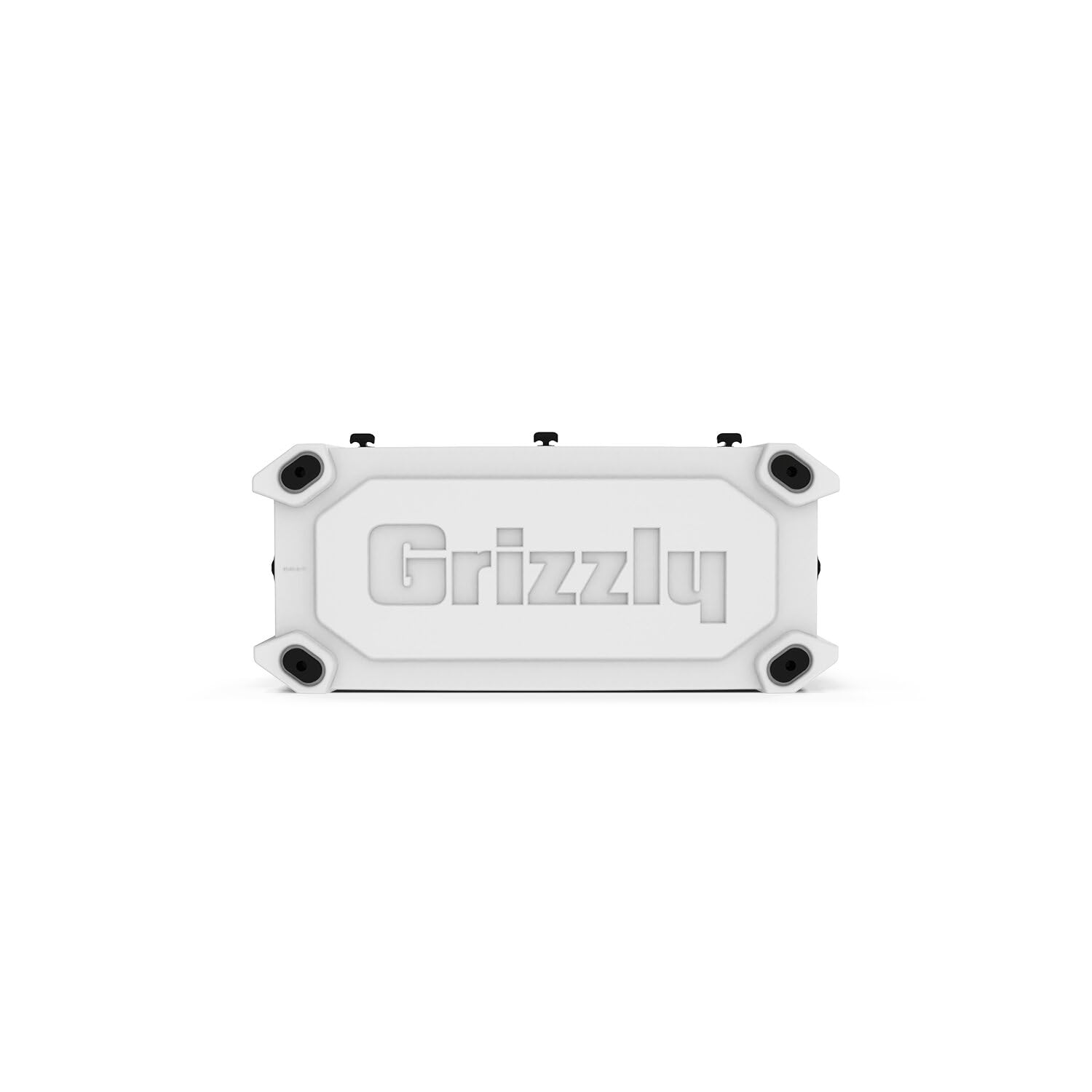 100 Cooler Grizzly | 100 qt Ice Chest Durable Rotomolded Insulated | Made in USA | Warranty for Life | For Beach Boat Camping Fishing Hunting | G100 | White