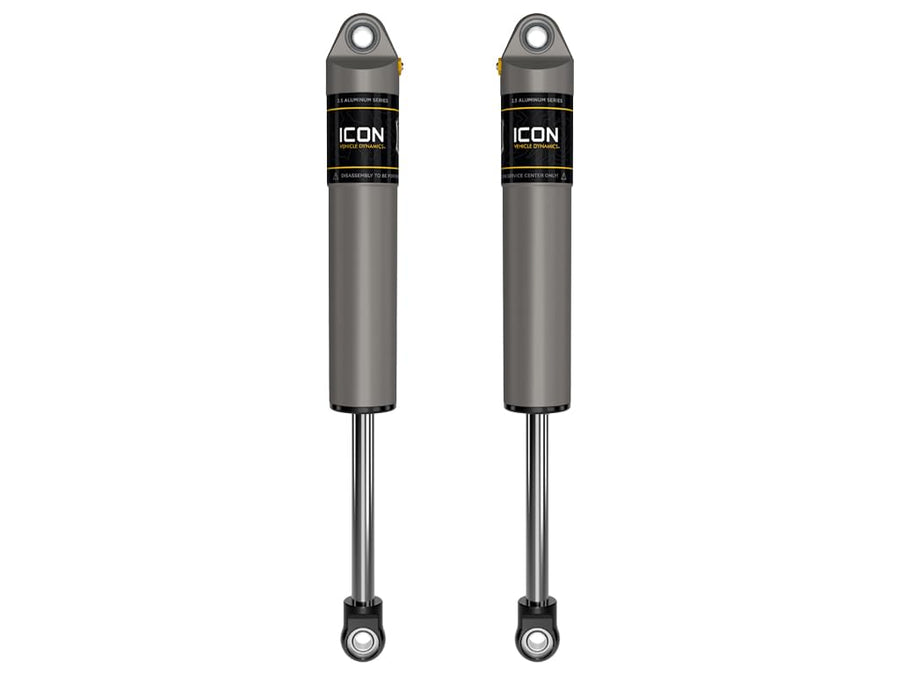 ICON 0-3" Lift, 2.5 VS Shocks, Rear, Pair, Compatible with 1999-Up Ford F250/F350 SD, 37605P