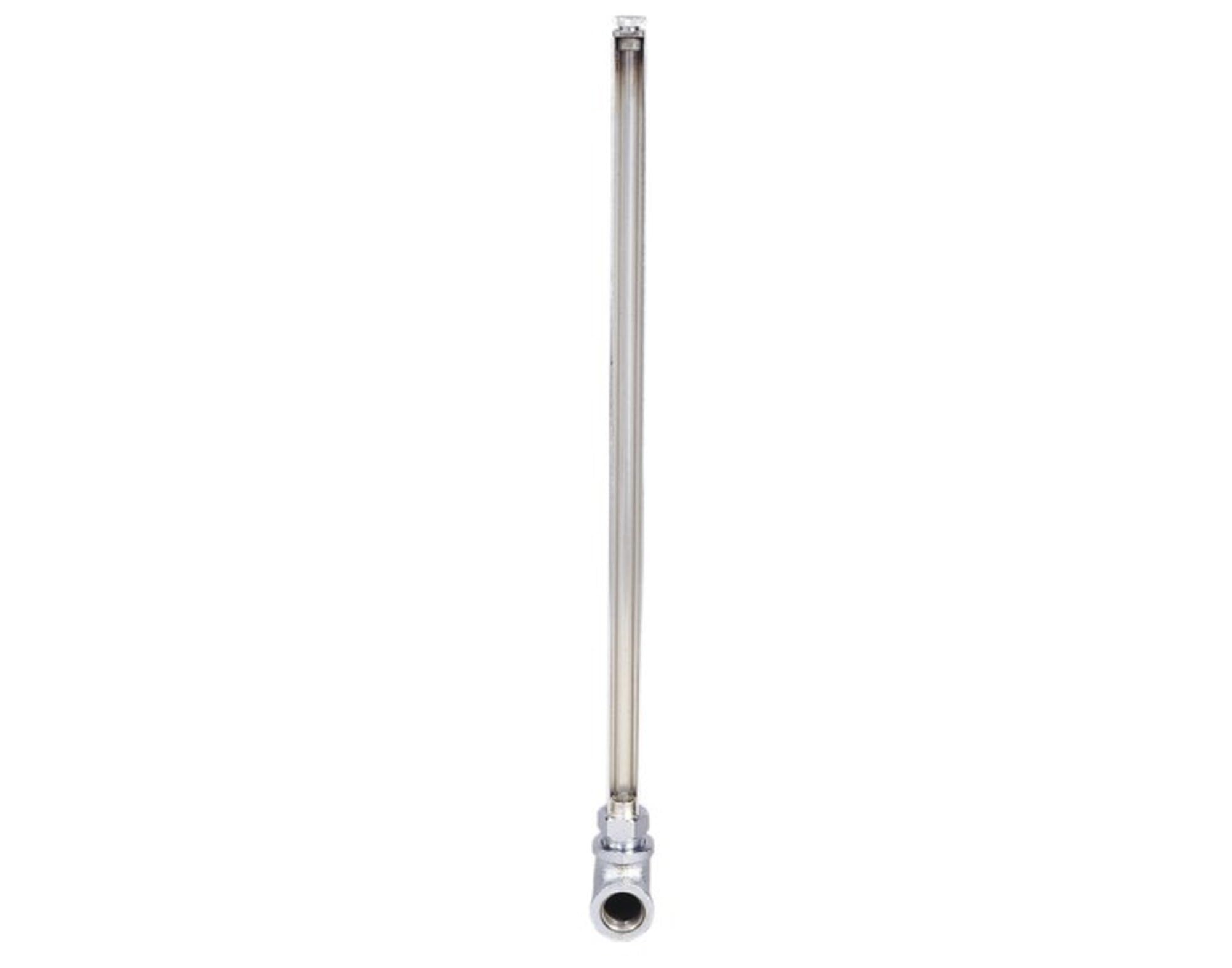 Justrite Cast Iron 08532 Horizontal Drum Fill Gauge, 3/4" Diameter x 11-1/4" Length