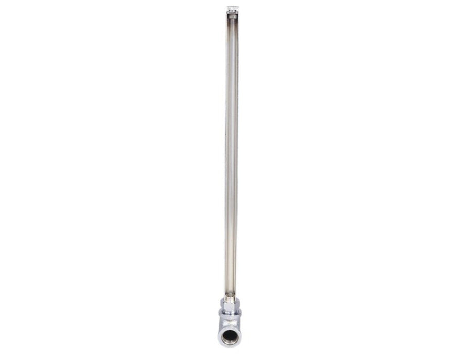 Justrite Cast Iron 08532 Horizontal Drum Fill Gauge, 3/4" Diameter x 11-1/4" Length