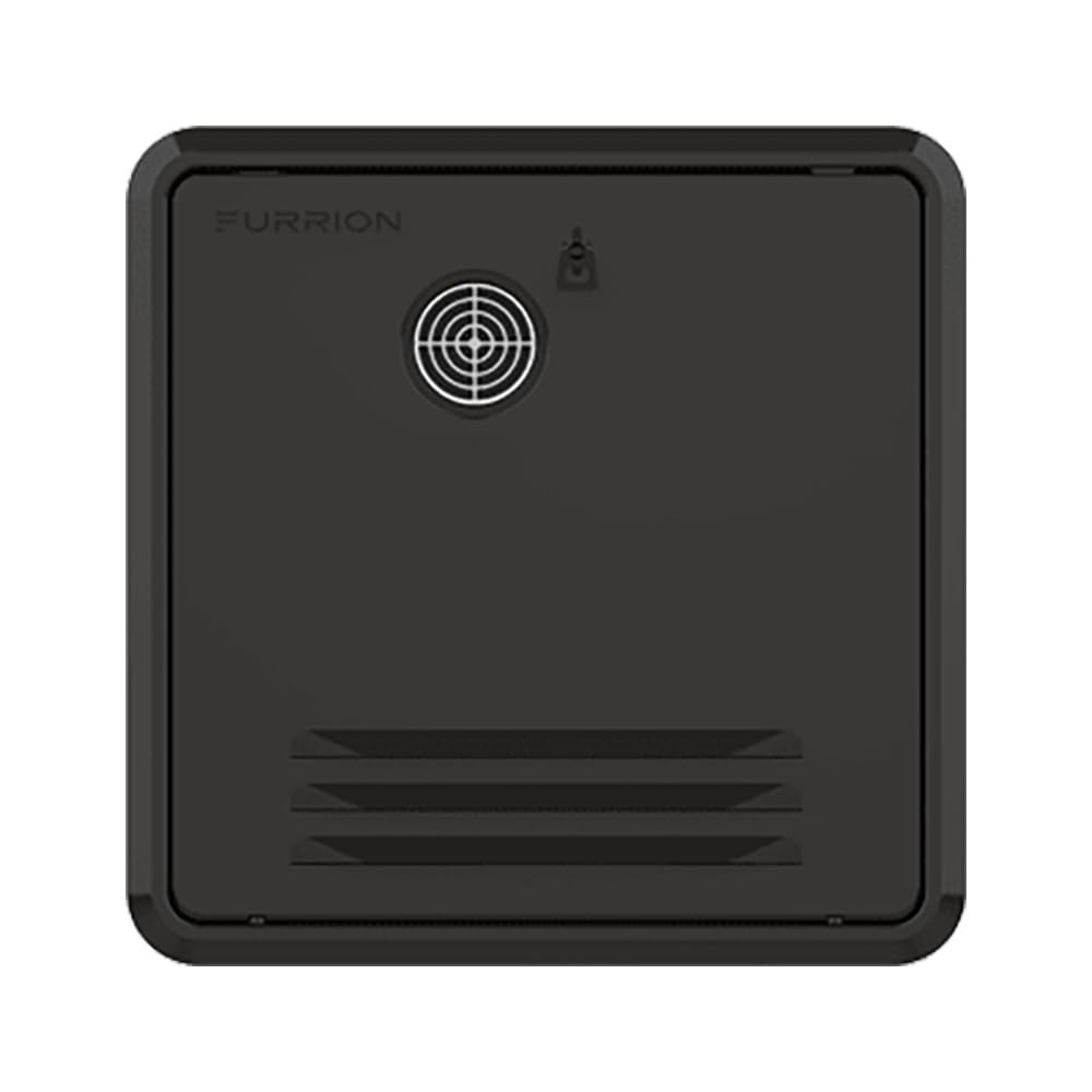 Black 18.1" x 18.1" Retrofit Door for Tankless RV Water Heating System FWH46EA-BL-AM