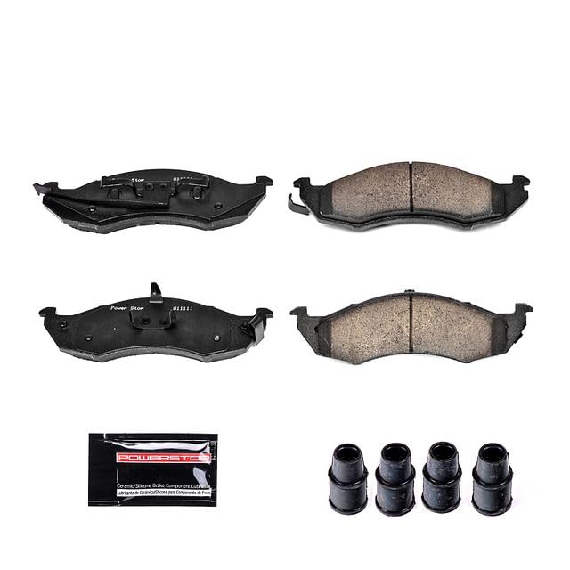 Power Stop Z23-576 Z23 Evolution Sport Carbon Fiber Infused Ceramic Brake Pads with Hardware For Mercury Villager 1993-2002, Nissan Quest 1993-2002 [Model Specific]