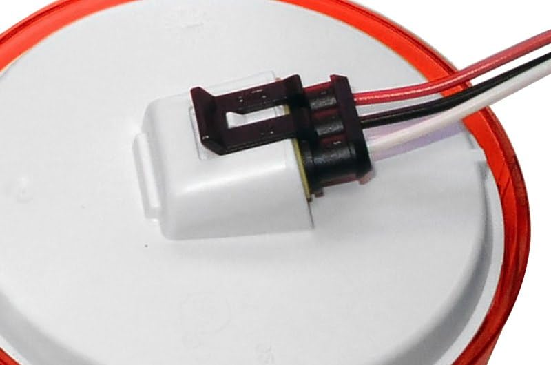 4" LED Back-Up Light Kit Peterson Manufacturing 817R-7 (LED S/T/T Round 7 Dio Amp Housing Groom Mount), 1 Pack