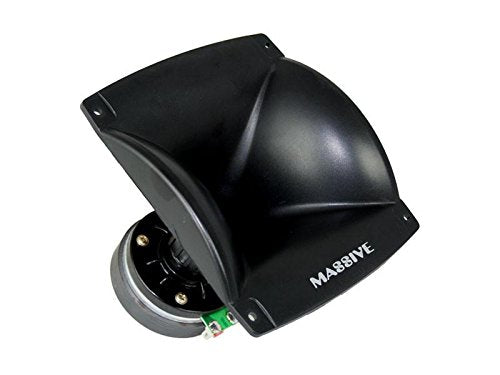 PAT3 Massive Audio Compression Driver | 1" Exit, 8 Ohm High-Frequency Bullet Tweeter | 120W Peak Titanium Diaphragm Super Tweeter for Car Audio, PA Systems, DJ, Home Theater & Pro Loudspeaker Upgrades