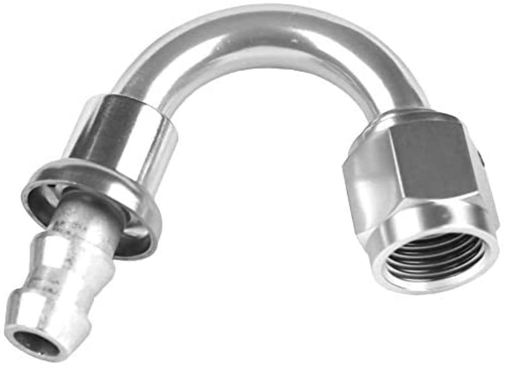 Performance Redhorse 2150-04-5 Push Lock Hose End (Clear), 1 Pack