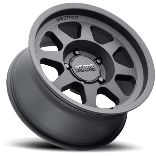 Black Method Race Wheels 701 Wheel with Matte (17 x 7.5 inches /5 x 108 mm, 30 mm Offset)