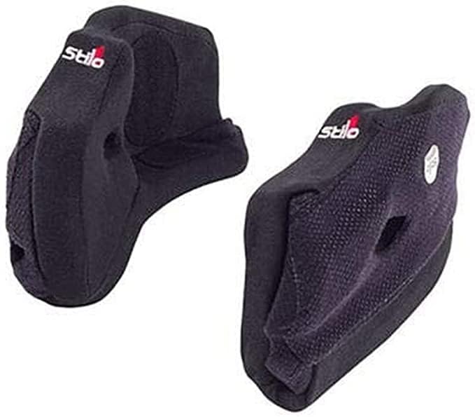 Stilo ST5 Series Helmet Cheek Pads YA0825MM33 - 33MM - Black - Pair
